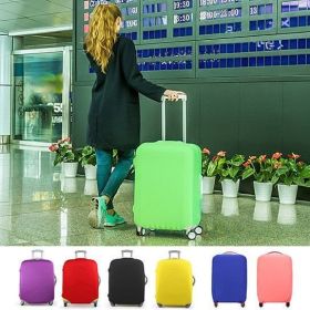 Bagkini Bag Covers Be Travel Savvy With Journey Collection (Color: Purple, size: Medium -24" Tall)